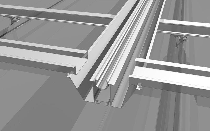 BIPV roof solar racking solution