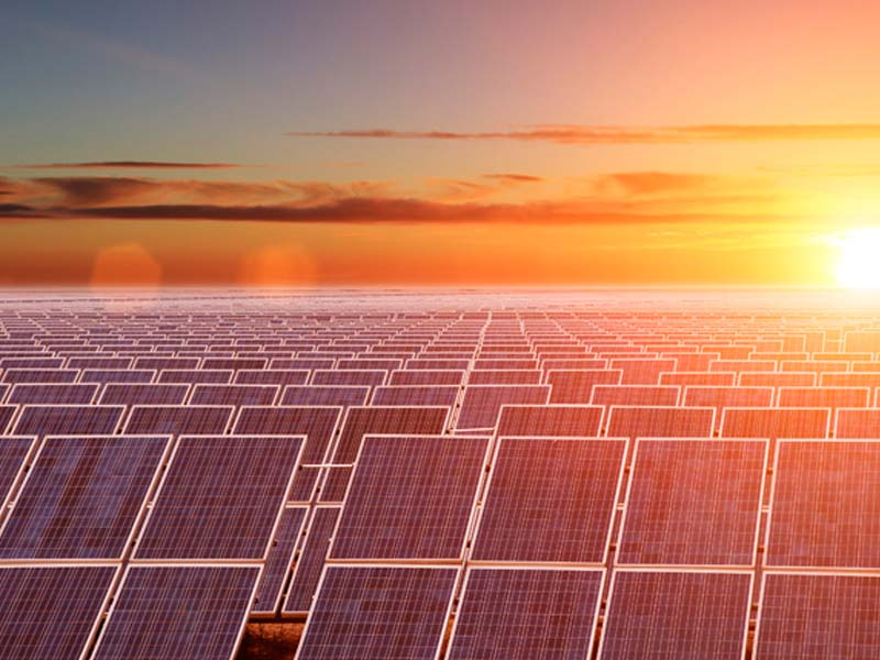 Instantánea de la instalación solar 2020