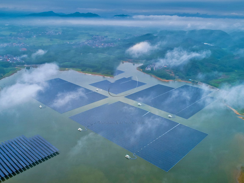  90mw- flotante PV PV montar