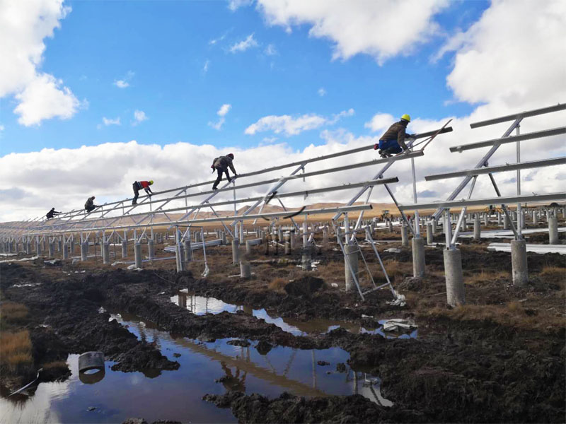  50mw-aluminio montaje en tierra